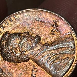 1984 Lincoln Penny with die clash error. Very rare find.